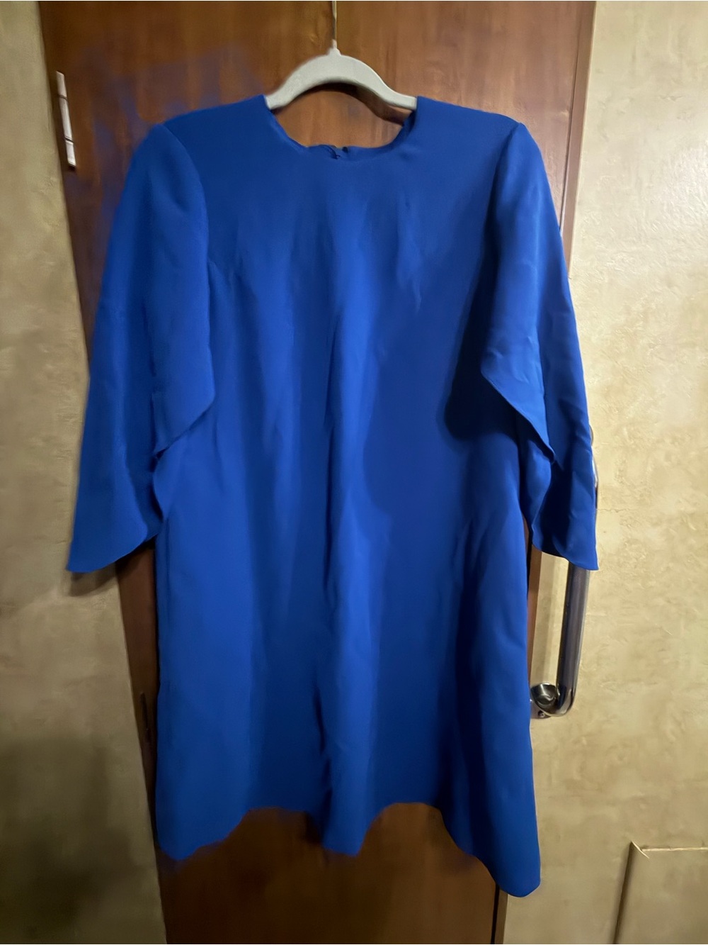 Lafayette 148 Women's Blue Shift Dress Size S